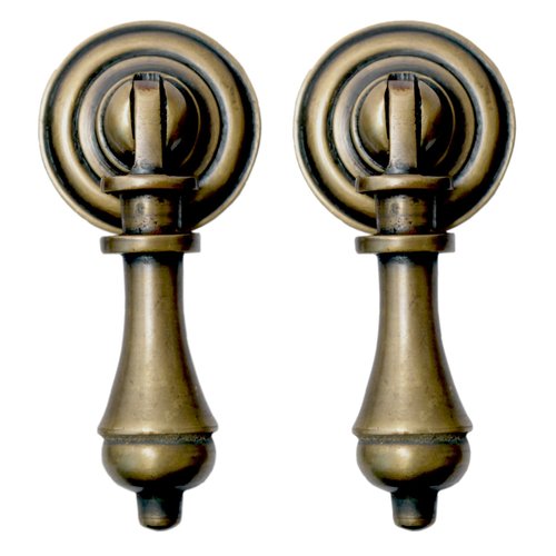 Nesha Cudgel 2 inch Tear Drop Smaller Cabinet Pulls Set of 2