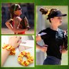 24 Pcs Softball Hair Scrunchies Satin Hairbands Scrunchy Softball Gifts Elastic Hair Ties for Girls Softball Party Favors Sports Scrunchy Girls Hair Accessories Ponytail Holder for Women Player Team