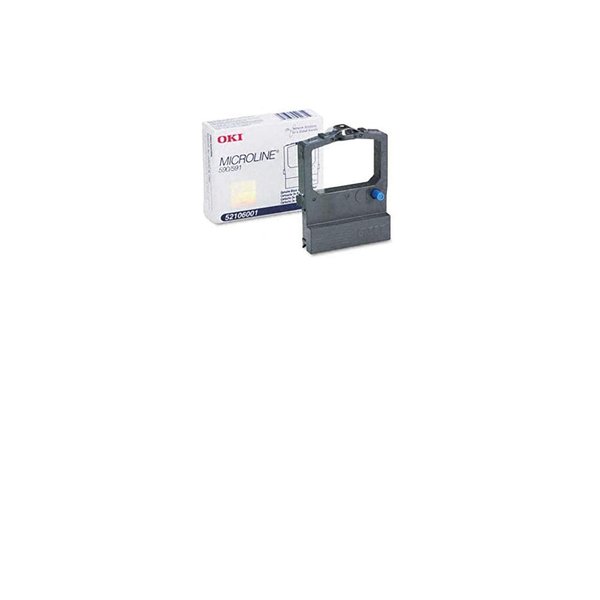 Okidata Genuine Brand Name, OEM 52106001 Black Ribbon Cartridge (4M Characters) for MicroLine 590, MicroLine 591 s