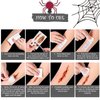 10Sheets 3D Fake Scars Tattoo Temporary Halloween Makeup Kit, Fake Stitchers Tattoos Cut Scary Face Wound Blood Chucky Scars Tatoos For Kids Women Men Boys Girls Zombie Makeup Sticke