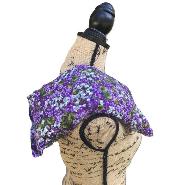 Hot Cold Pack, Herbal Pack, Heat Wrap, Organic, Flax Seed, Microwave Therapy, Heating Pad, Warming Pillow, Herbal, Ice Pack, Lilac Garden