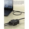MVBOONE Ethernet Splitter 1 to 2 RJ45 Network Male to Female Adapter, Suitable Super Cat5-8, Cmpatible with ADSL/Hubs/TVs/Set-top Boxes/Routers/omputers (Only Support one Works at one time)