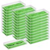Empty Lash Boxes for False Eyelashes - 30 Pack Lash Cases, Customizable Eyelash Packaging, Bulk Lash Storage Containers, Lash Box Packaging, Premium Display & Protection (Green)