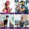 Thick Headbands for Women Non-Slip 6 Pack Elastic Head Bands Soft Fabric Headbands Stylish Stretchy Headbands for Running Workout Sports Yoga Gym