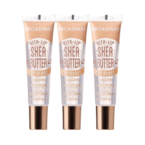 Broadway Vita-Lip Clear Lip Gloss 0.47oz/14ml (3PCS - Shea Butter)