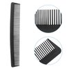 Rsiynax 3 Pieces Professional Teasing Comb, Premium Black Carbon Fiber Hair Comb Set for Cutting and Styling, Fine and Wide Tooth Hair Barber Combs for Women and Man