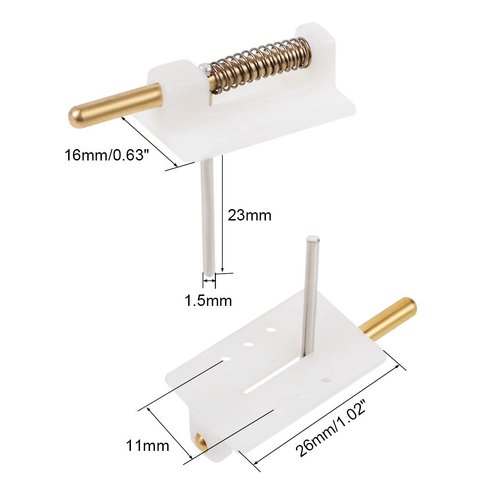 uxcell Canopy Hatch Lock Latches for RC Airplane Cover Fixing, 26x16x8.5mm 2pcs