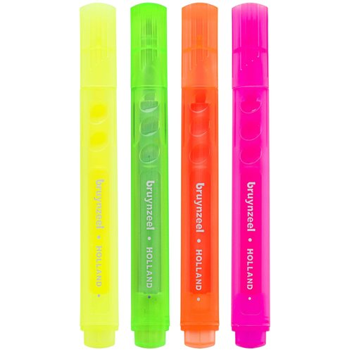 Bruynzeel Neon Highlighters 4-Piece Set