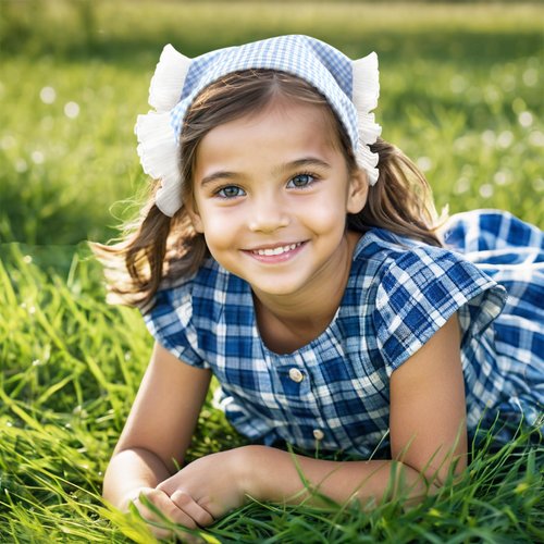 bianbaistar Non Slip Hair Bandanas for Women, Cute Head Coverings for Women, Classic Blue And White Grace Head Scarf for Women, Headscarf Headband for Teen Girls