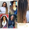 Ombre Pre-stretched Braiding Hair, Top Silky Braid Hair Extensions, Itch Free Crochet Twist Hair Braids, Yaki Texture Original Braiding Hair Pre Stretched, 0.21 pound/bundle (24''-8 bundles, 1b/30/27)