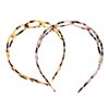 Headband Tortoise Headband, 2pcs Acetate Wide Headbands Plastic Teeth Comb Headbands Hairbands for Women Men Hair Bands