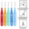 ewinever 50 Pieces Interdental Brush,Toothpicks Tooth Flossing Head Oral Dental Hygiene Brush,Teeth Cleaner Dental Floss Stick Tooth Cleaning Tool (3 Sizes-50PCS)