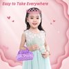 Pretend Makeup for Toddlers - BTEC Fake Makeup Set for Kids, Play Makeup Kit for Little Girls Age 2 3 4 5 6, Kids Makeup Kit for Girl with Princess Purse (24 Pack)