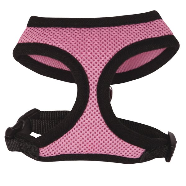 Casual Canine Pastel Mesh Dog Harness, Medium, Pink