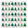 Mobiusea Creation Christmas Party Favors | Make a Tree Stickers | 40 pcs Christmas Crafts for Kids Bulk | 4 x 6 inch | Clear Christmas Tree and Ornament Decorating Craft Sticker Set