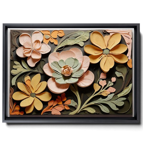 Abstract Botanical Art Boho Earth Tone Burnt Orange Sage Green Peach Art Organic Minimalist Botanical Print Canvas Prints, Decor