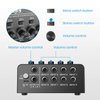 Moukey Audio Mixer Line Mixer, DC 5V, 8-Stereo Ultra, Low Noise 8-Channel for Sub-Mixing, Ideal for Small Clubs or Bars, As Guitars, Bass, Keyboards Mixer, 2022 New Version-MAMX3