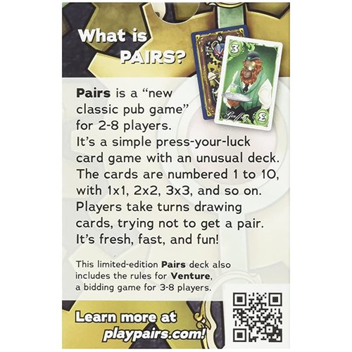 Pairs Professor Elemental Board Game