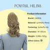 CAISHA 14" Wavy Clip On Ponytail With Butterfly Clip Hairpiece Heat-resistant Synthetic Fibres Natural Blonde H104