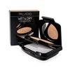 Palladio Dual Wet and Dry Foundation with sponge and Mirror, Squalane Infused, Apply Wet for Maximum Coverage or Dry for Light Finishing and Touchup, Minimizes Fine Line, All day Wear, Cypress Beige