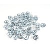 Fifty (50) 1/4-20 Zinc Plated Serrated Flange Hex Lock Nuts (BCP269)