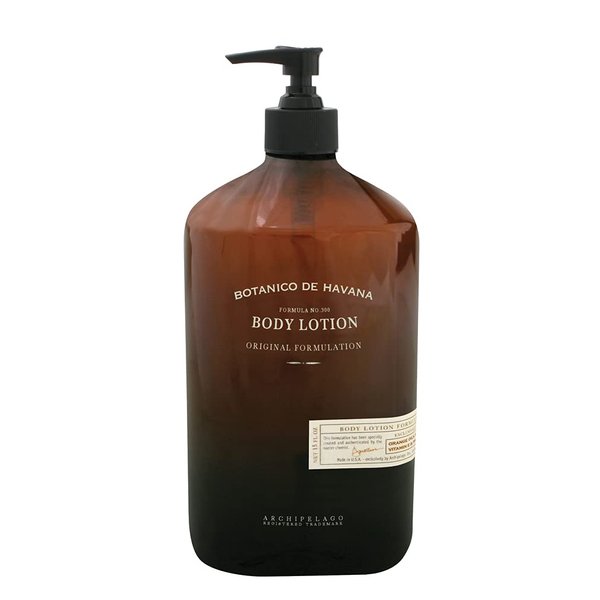 Archipelago Botanicals Botanico de Havana Body Lotion | Moisturizing, Hydrating Daily Body Lotion | Antioxidants and AHAs Target Redness, Dry Skin (15.3 oz)