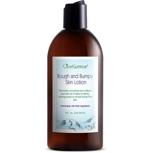 Just Nutritive Rough And Bumpy Skin Lotion | Dry Skin Lotion | Body Lotion | Smoothing Lotion for Dry, Rough Patches and Tiny Bumps | Lotion for Keratosis Pilaris 8 Oz