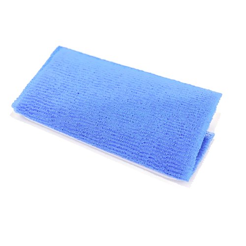 Back Scrubber Exfoliating Wash Cloth Beauty Wash Cloth Body Scrub Shower Cloth (Pink), Blue, Yellow, Pink, 11'' x ''39''