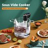 Outohome Sous Vide Machine,1300 Watts, Immersion Circulators, Precision Cooker, Steak Cooker, Temperature and Time Digital Display Control, Ultra-Quiet,Fast-Heating,Easy to store,IPX7 Waterproof
