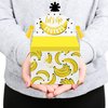 Big Dot of Happiness Let’s Go Bananas - Treat Box Party Favors - Tropical Party Goodie Gable Boxes - Set of 12