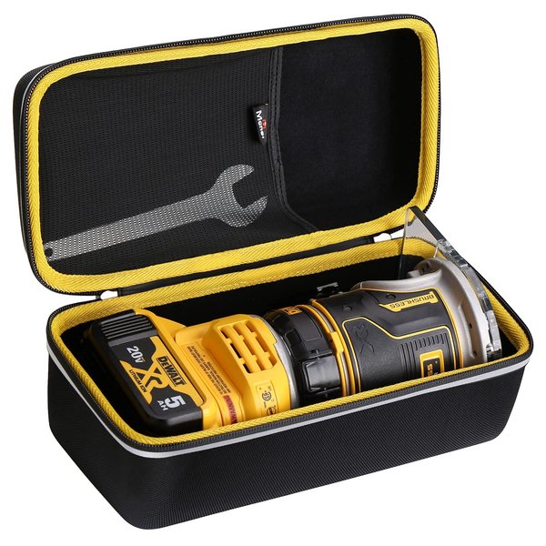 Mchoi Hard Portable Case Compatible with DEWALT 20V Max XR Cordless Router (DCW600B),Case Only
