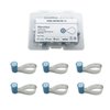 Dental Sectional Matrix System, Adjustable Dental Double-Side Contoured Anatomically Shaped Matrix Bands for SuperCap Matrix System (1, 0.03mm 5mm Matrix)