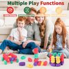 HengLiSam Sorting Stacking Rocks, 24pcs Silicone Building Blocks Rocks Games, Montessori Toys Sensory Toy Blocks