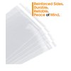 LUXURNIA-(1000) Sleeves Pack Reusable Clear Poly Bag WITH Suffocating Warning - Resealable- Great For Packaging, Clothing, Artwork, Documents & MORE (11x14 Inch (Pack of 1000))