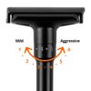 QSHAVE Adjustable Double Edge Safety Shaving Razor Deluxe Set (Razor with Stand)