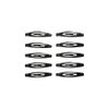 Hair Pin，48 Pack Black 2.36 Inch Barrettes Women Metal Snap Hair Clips Accessories。
