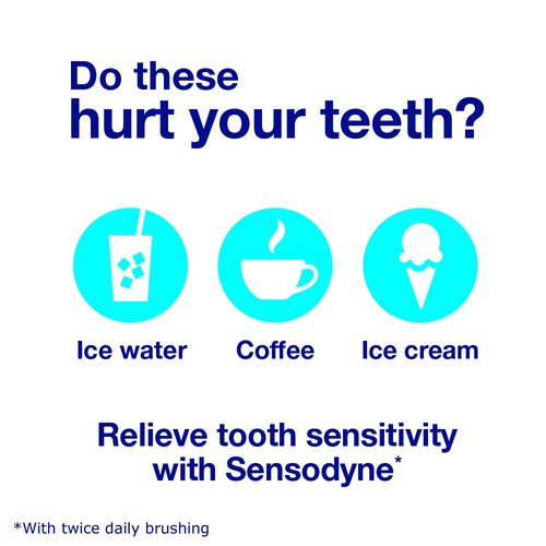 Sensodyne Sensitive Toothpaste for Sensitive Teeth, Complete Protection, 3.4 Ounce (Pack of 2)
