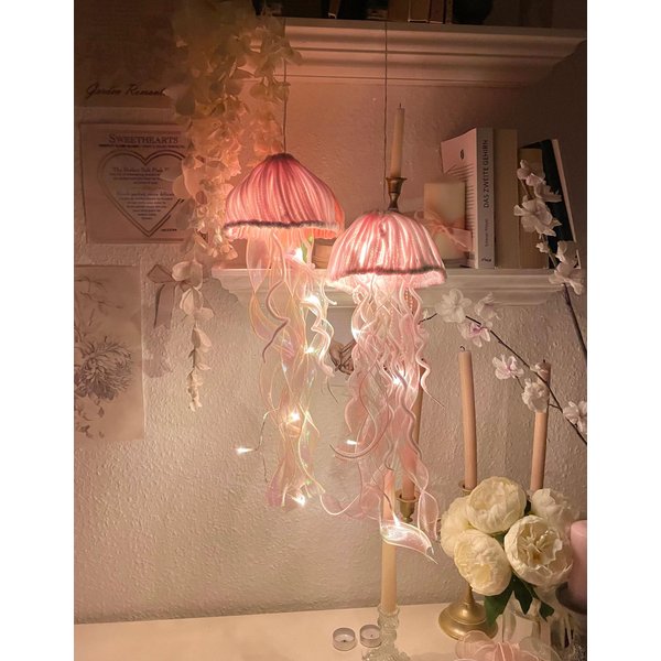 Pipe Cleaners Craft Kit Arts and Crafts for Kids Ages 8-12 Girls Craft Supplies DIY Jellyfish Light Crafting Set for Adults Women Led Lantern Toy Gifts for Teen Girl Gifts Trendy Stuff Room Decor Set