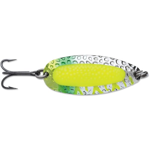 Blue Fox Pixiee Spoon, 1/4-Ounce, Fluorescent Chartreuse UV