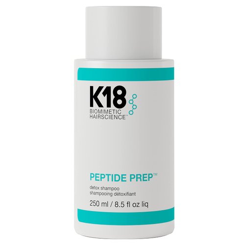 K18 PEPTIDE PREP™ Color-Safe Detox Clarifying Shampoo - Non-Stripping, pH-Optimized Cleanse Removes Product Buildup, Dirt, Oils, Metals, 8.5 fl oz
