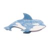 Ocean Killer Whale Hair Clip,Acetate Hair Claw,Small Hair Clips for Women,Light Blue