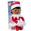 The Elf on the Shelf Plushee Pals - 17-inch Scout Elf Plush Toys - Huggable and Lovable Brown Eyed Girl Stuffed Elf Plush