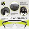 Revision Military Sawfly Tactical Deluxe Yellow Kit – Clear, Smoke and Yellow Lens, Black Frame, Small – Anti-Fog, Tactical Military Ballistic and Eye Protection Glasses