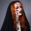40 Sheets 3D Spider Web&Fake Scar Temporary Tattoos Halloween Makeup Kit, Witch Zombie Realistic Fake Bat Scary Face Tattoos Stickers For Women Adults Kids Men (Halloween)