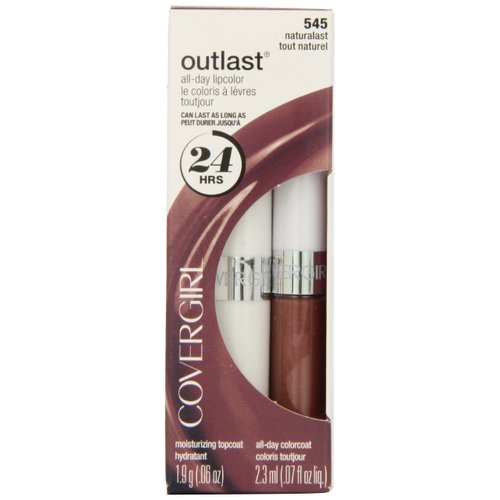 CoverGirl Outlast All Day Two Step Lipcolor, Naturalast 545, 0.13 Ounce