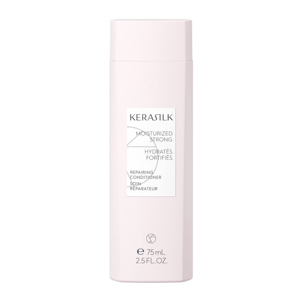 Kerasilk Repairing Conditioner |Deeply Nourishes & Moisturizes | Reduces Breakage & Prevents Further Damage | For Dry, Stressed & Damaged Hair | Ideal For Various Hair Types & Textures | 75ml