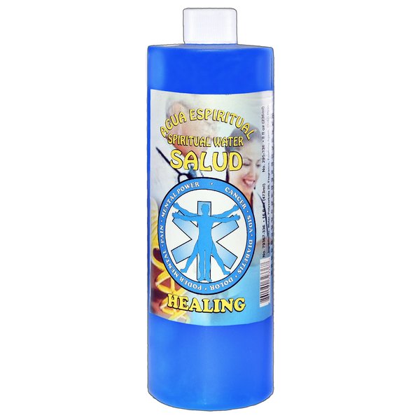 1 BOTTLE HEALING SPIRITUAL WATER-SALUD AGUA ESPIRITUAL 16OZ - MAGICK PAGAN