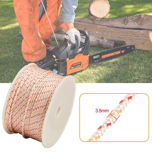Multisland Recoil Starter Rope Nylon Pull Cord 100 Meters for Craftsman, Husqvarna STIHL Lawn Mower Chainsaw Trimmer Edger Brush Cutter Engine Parts, 3.5 mm