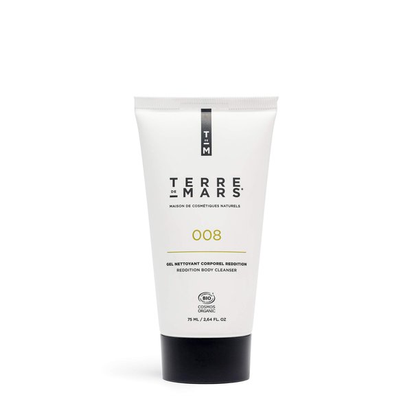 TERRE DE MARS Reddition Body Cleanser, Certified Organic, Low Foaming and Moisturizing Body Wash for Men and Women, All Skin Types, Made in France, Vegan and Cruelty Free (2.64 FL Oz)