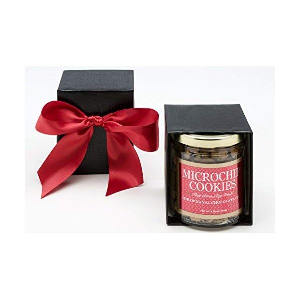 The World's Tiniest, Most Irresistible Chocolate Chip Cookies - Give The Gift Of Gourmet Microchips - 5oz Fresh Mini Cookies In Gift Box - Small Batch Handmade In Texas